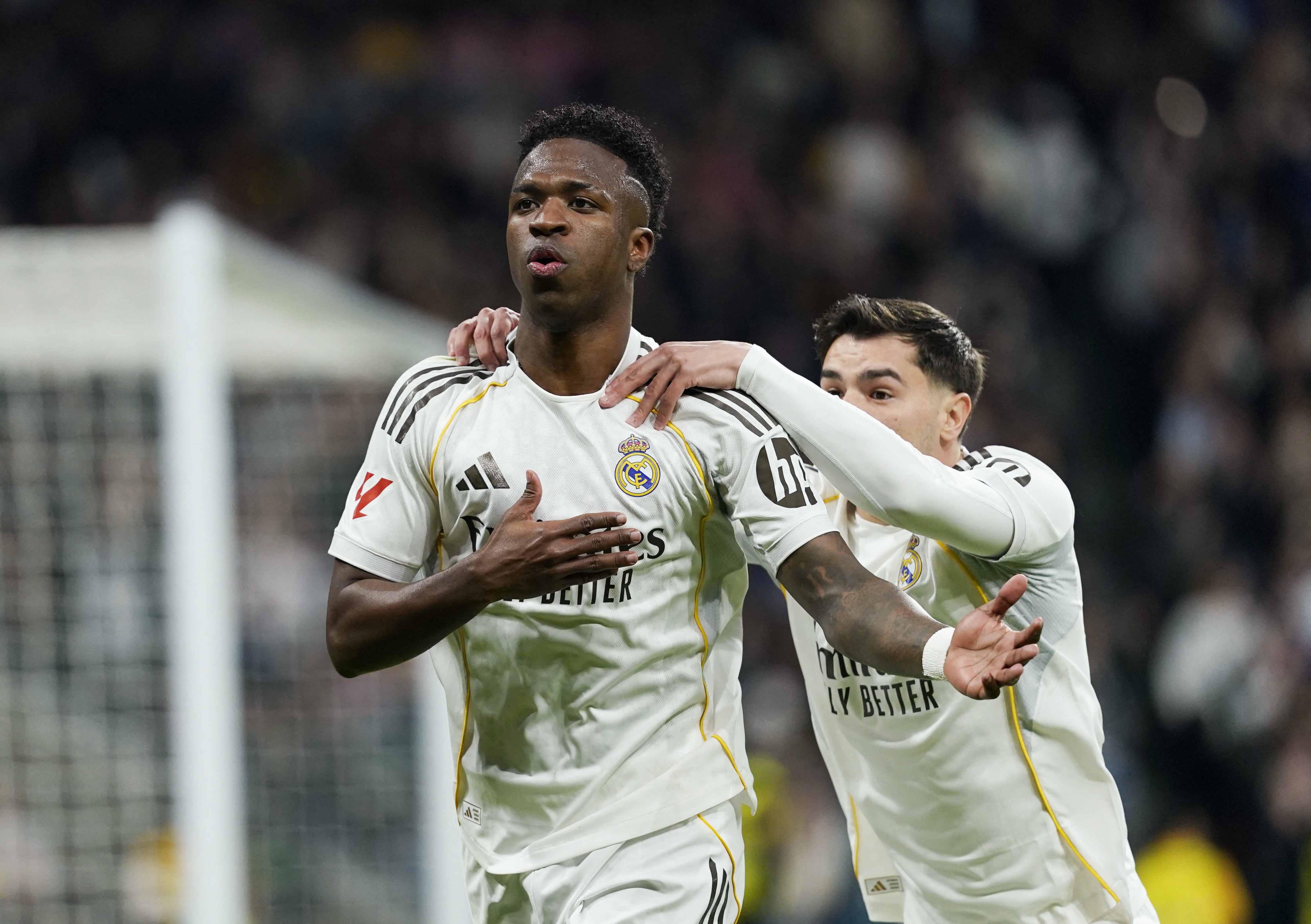 开云下载-维尼修斯在欧冠淘汰赛打进14球，超越内马尔成为巴西球员第一人